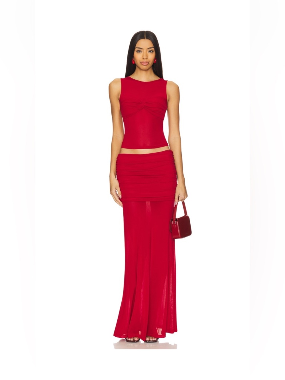 Revolve Women's Red set XS runway the label